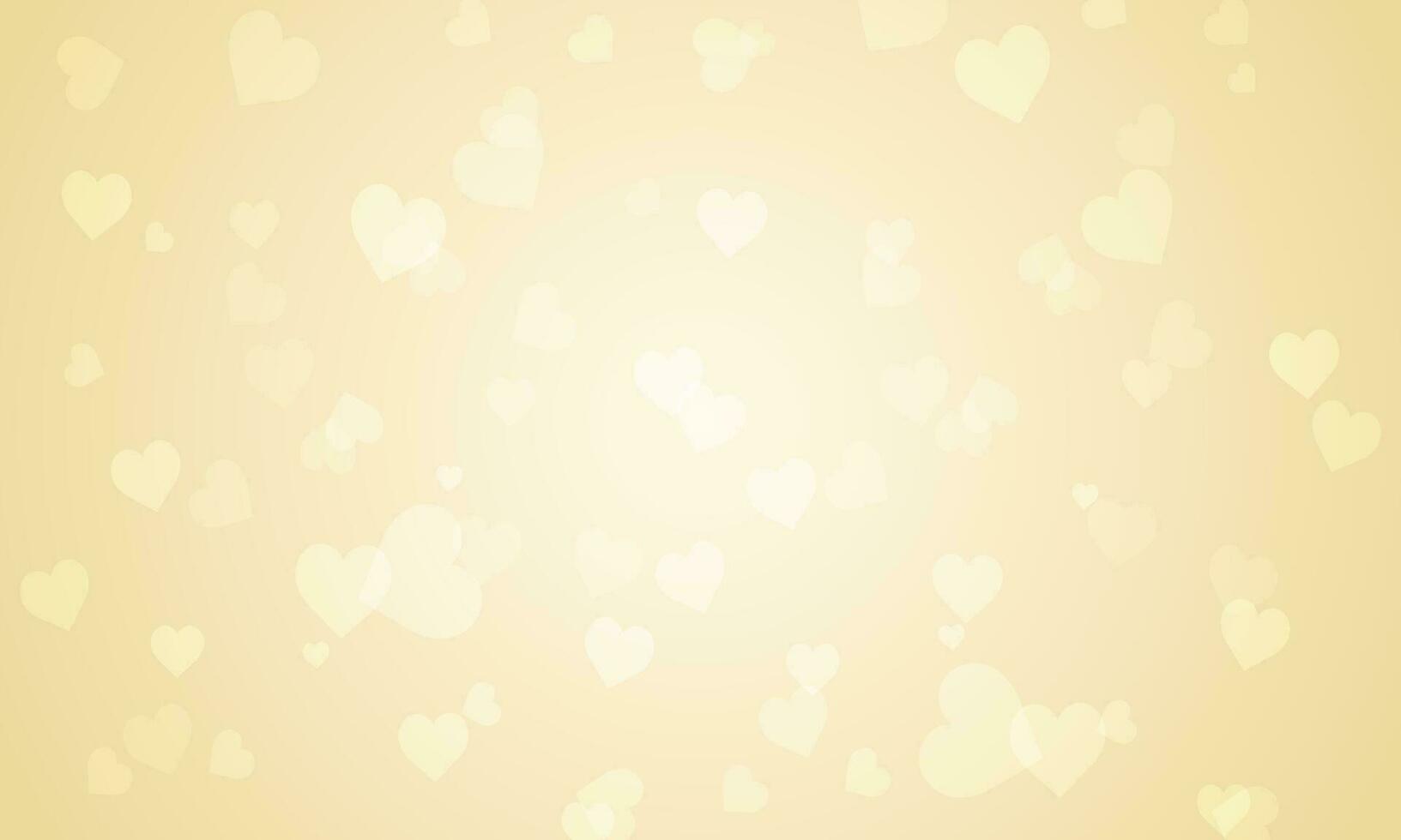 Vector blurry hearts valentine's day background