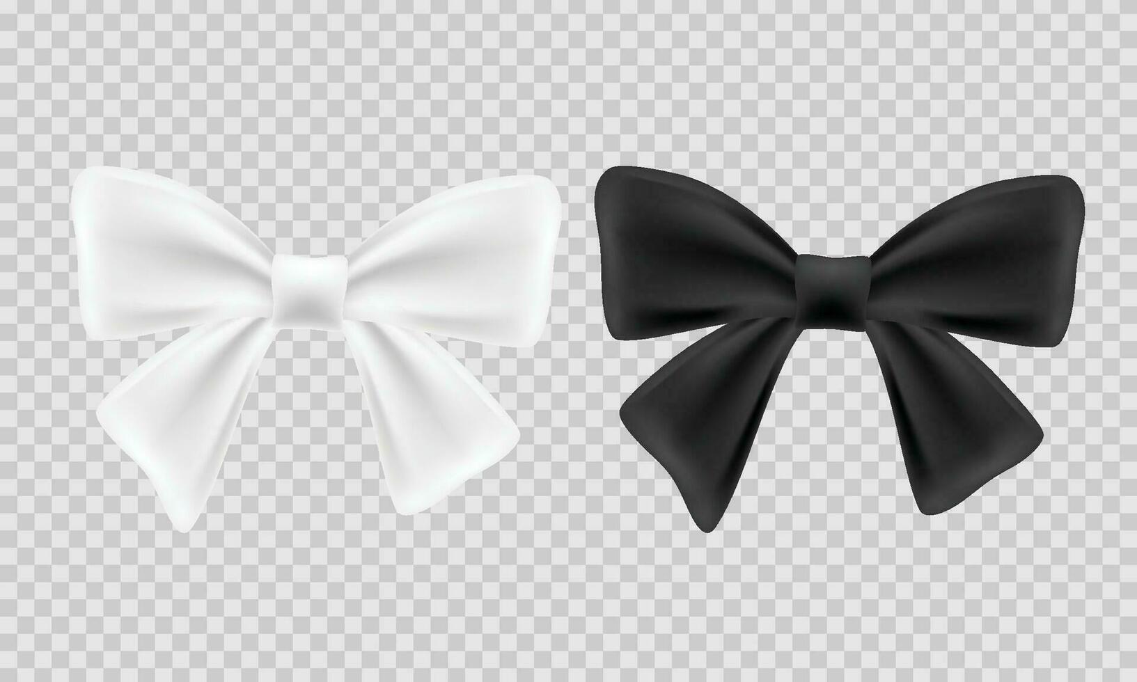 Vector black and white bow tie vector illustration isolated 35620271