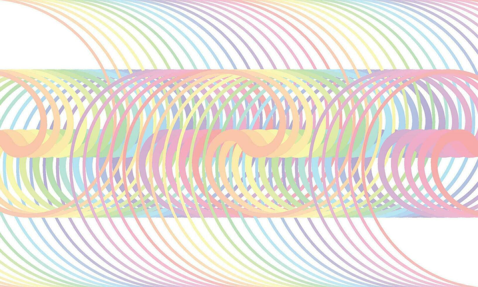 Abstract wave color rainbow gradient design element on white background of twist lines vector illustration