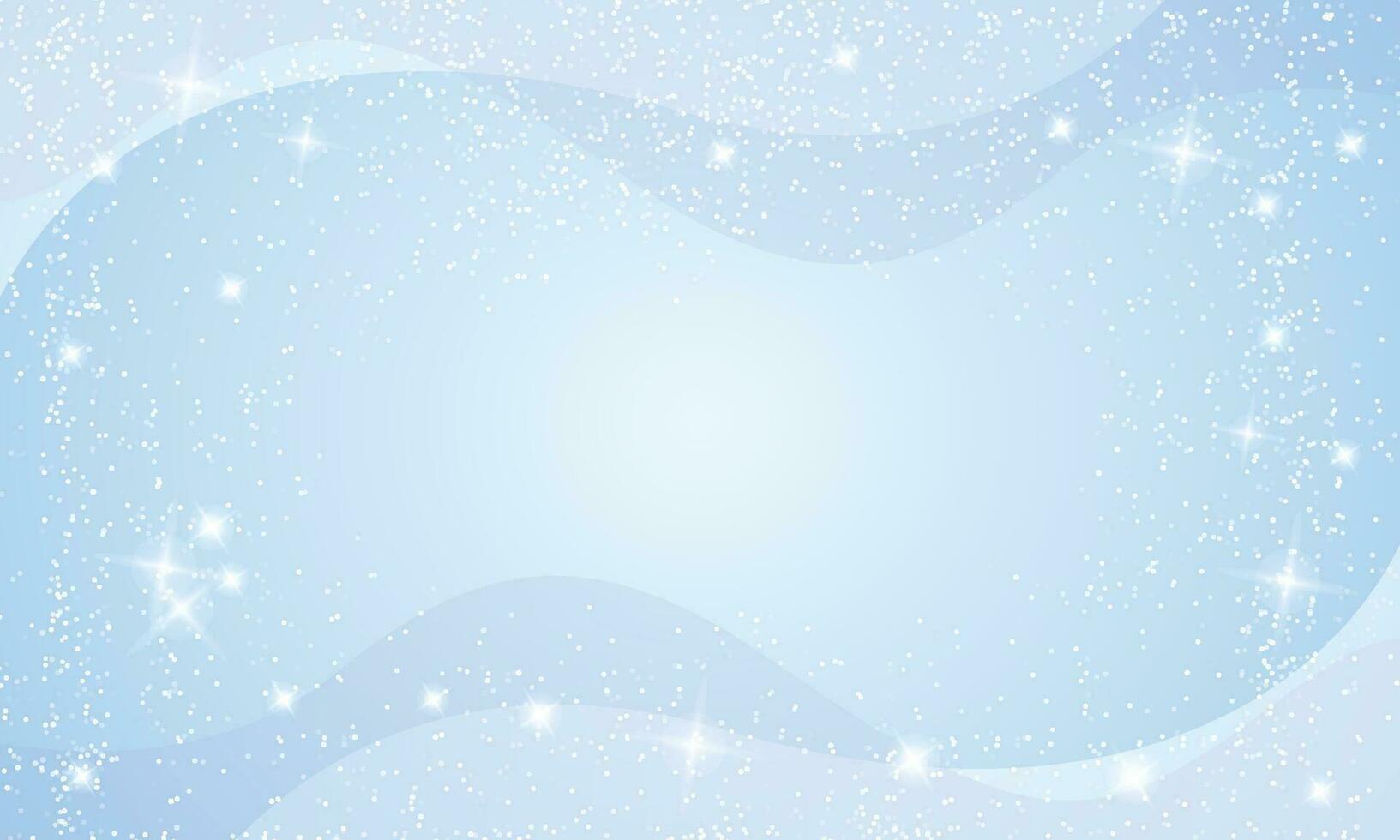 Vector realistic blue and silver background