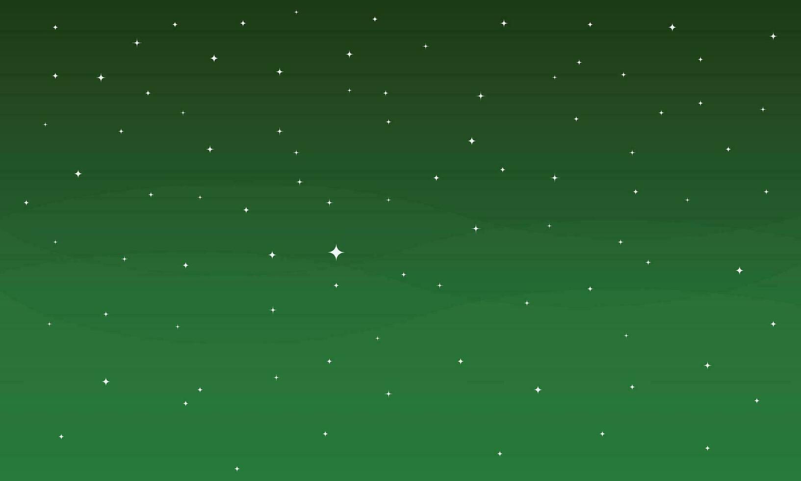 Vector modern green star background design