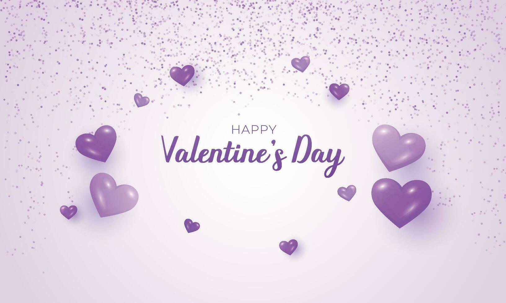 Vector realistic valentine's day background