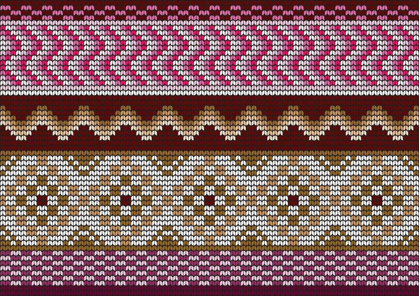 Illustration of weaving textile pattern on black background. vector
