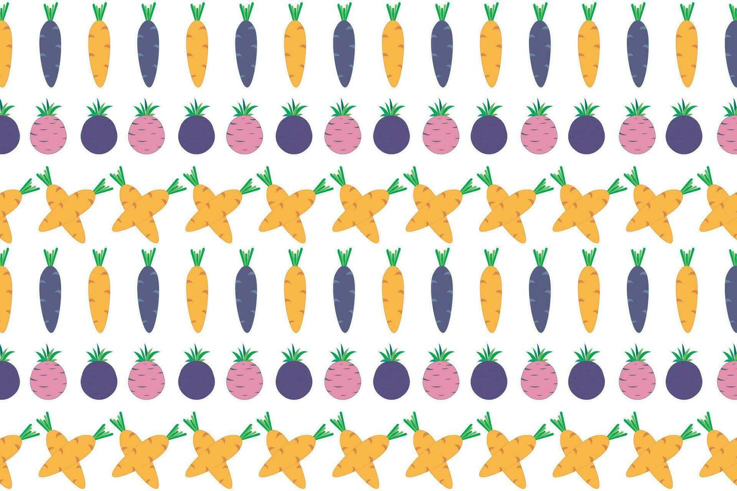 illustration of carrot and beetroot on empty background. vector