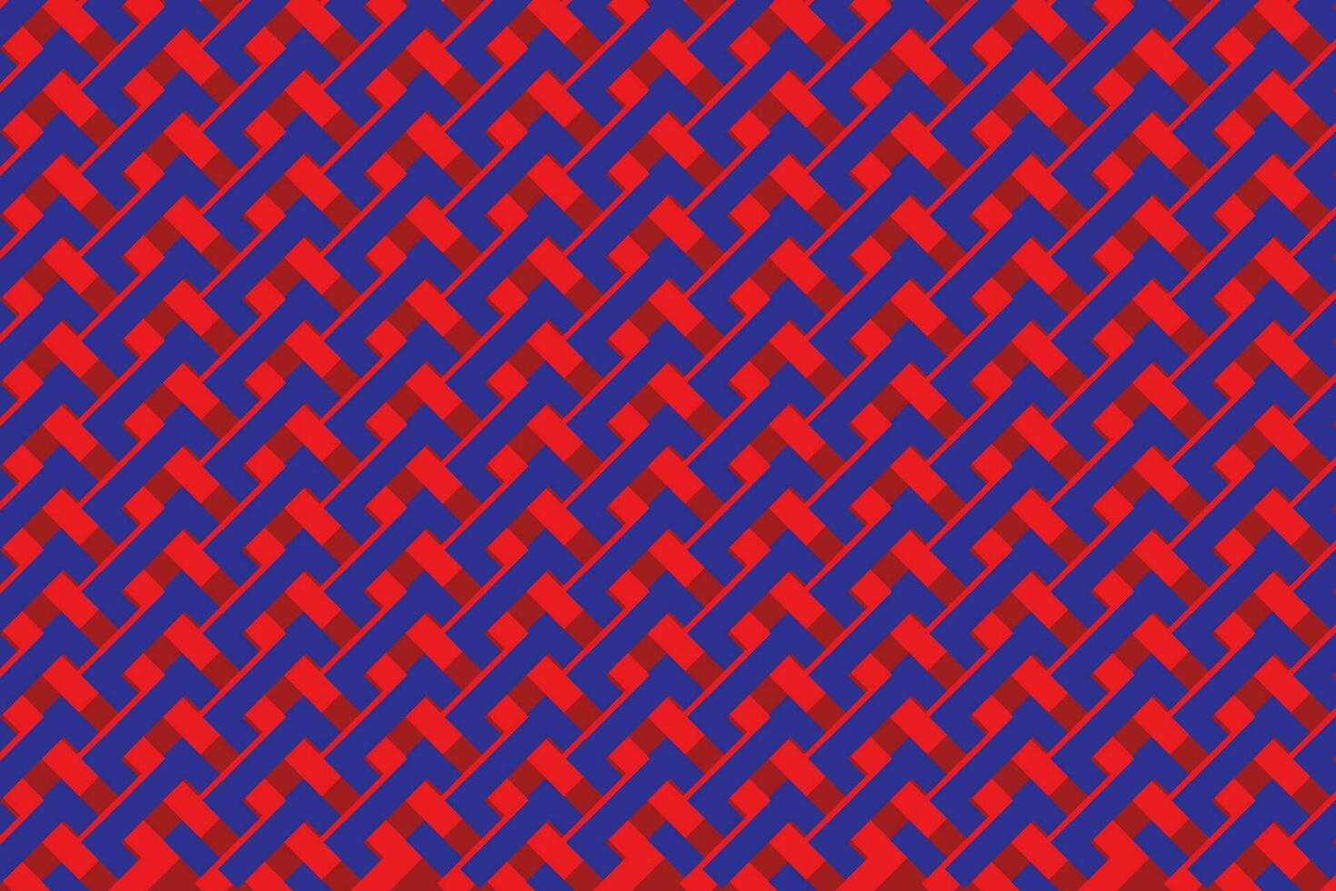 illustration abstraction of blue and red line with deep red background. vector