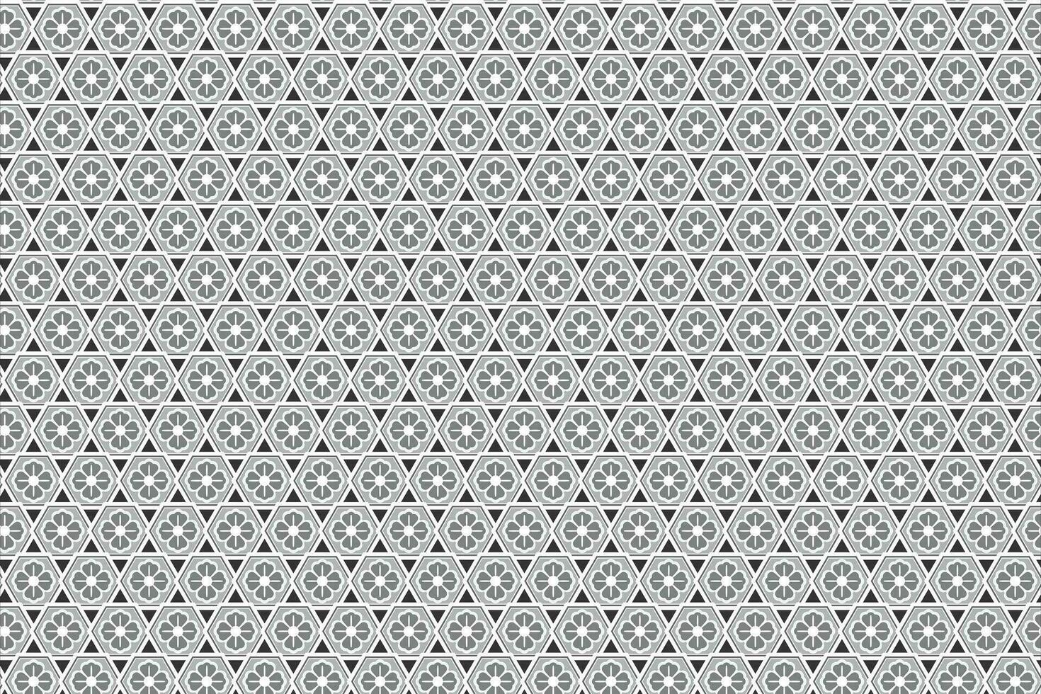 illustration of abstract flower pattern on grey background. vector