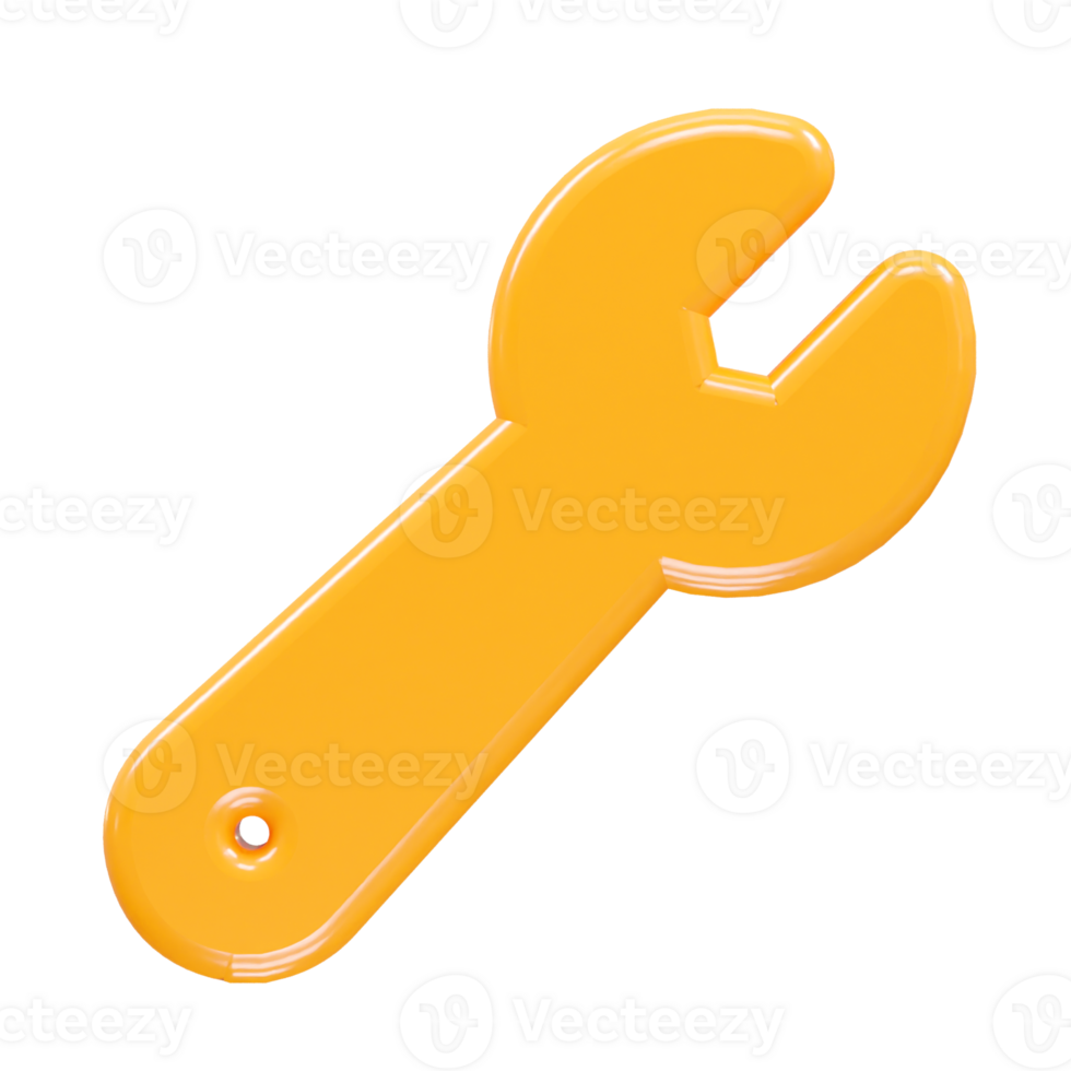 Tools icon 3d rendering element illustration png
