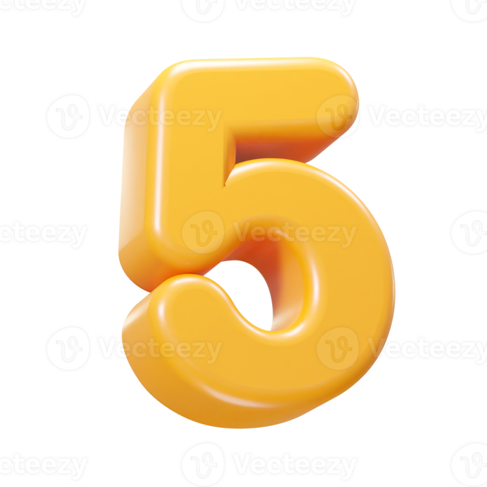 Number text effect illustration element 35621362 PNG