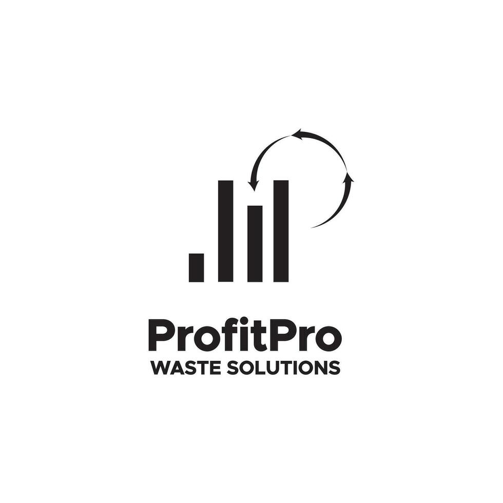 Waste Recycling Company Logo Design for Friendly Environment and Clean Towns vector