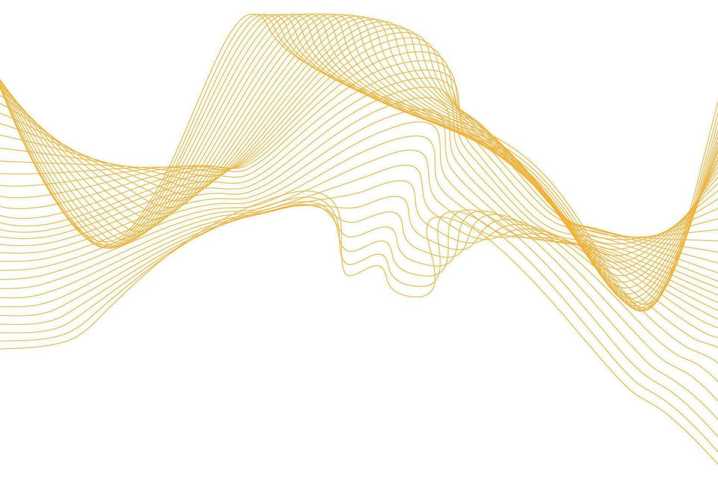 Abstract smooth gradient flowing wave lines background. vector