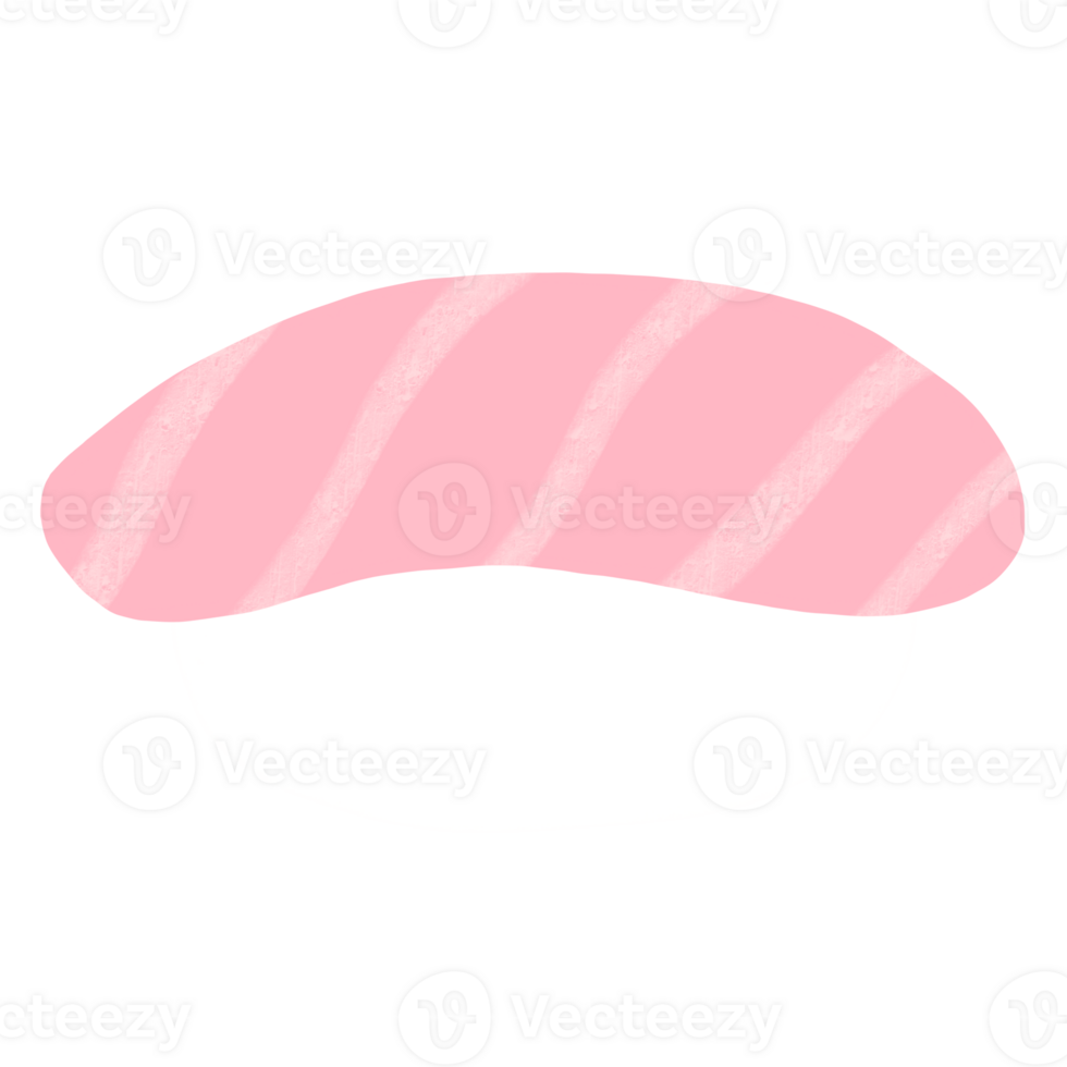 Otoro Sushi Cartoon illustration Japanese Food Japanese Sticker Sushi Sticker png