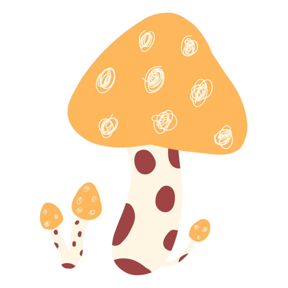 Red Bubble Fungi png