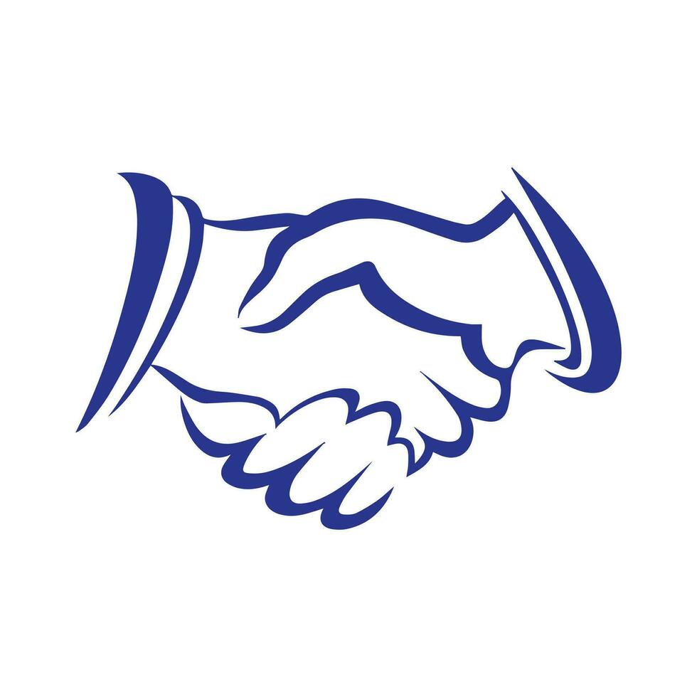 Handshake icon vector image