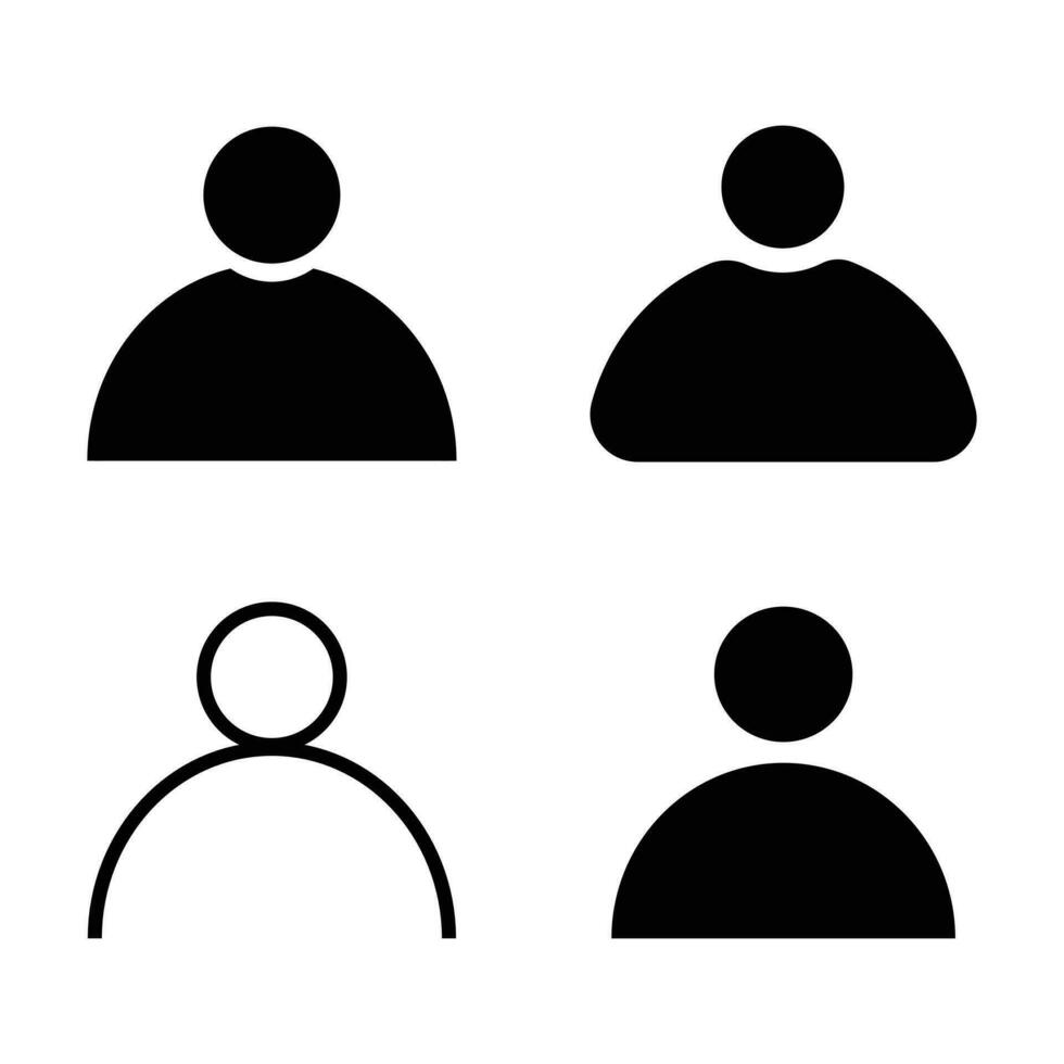 person and profile vector icon design