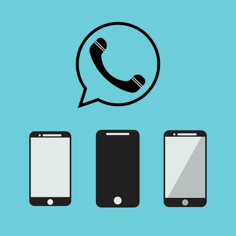 phone vector icon design