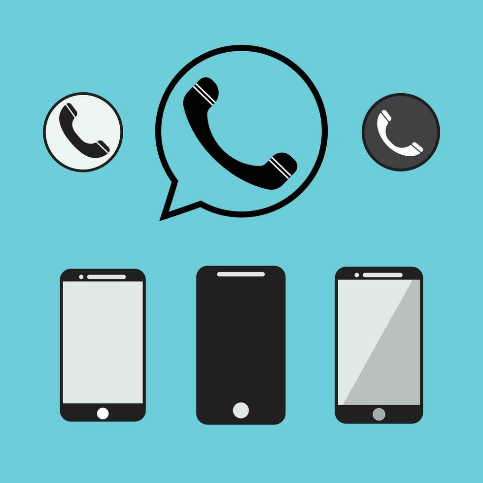 phone vector icon design