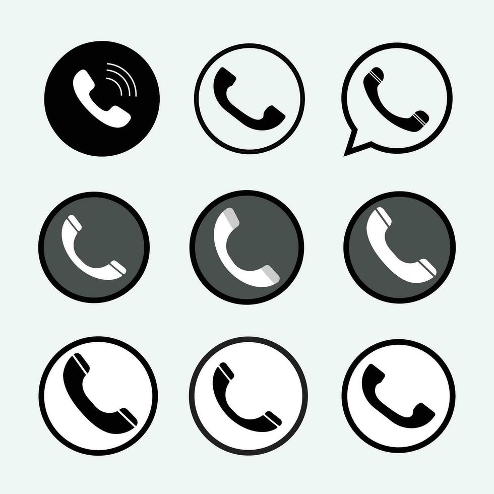 diseño de icono de vector de teléfono