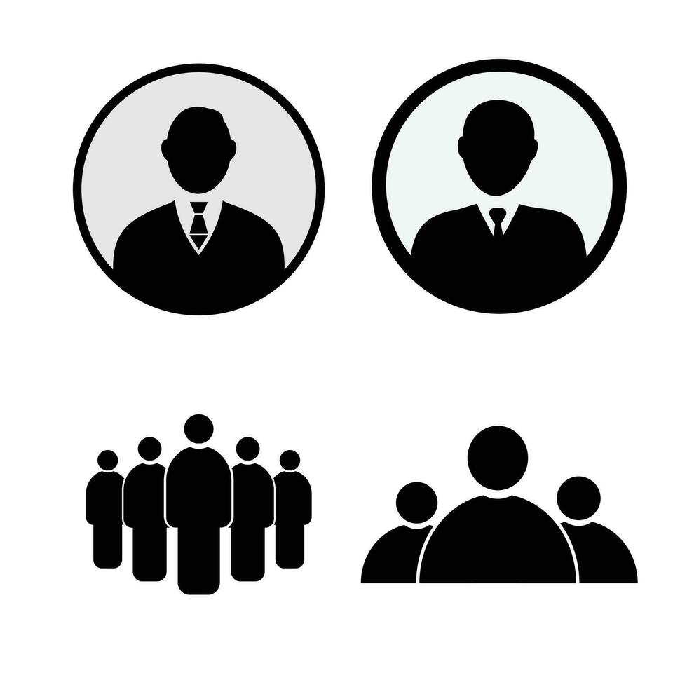 group people and profile vector icon design