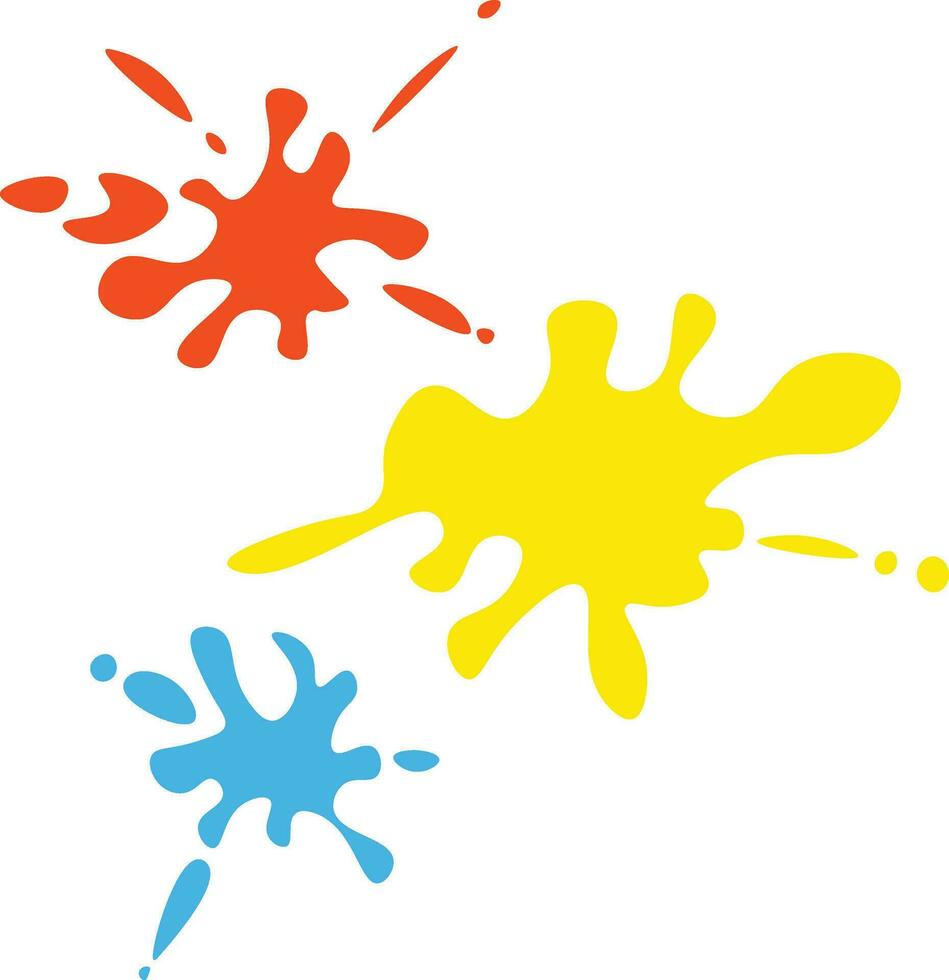 Art Colorful Paint Splash Element for Decoration vector