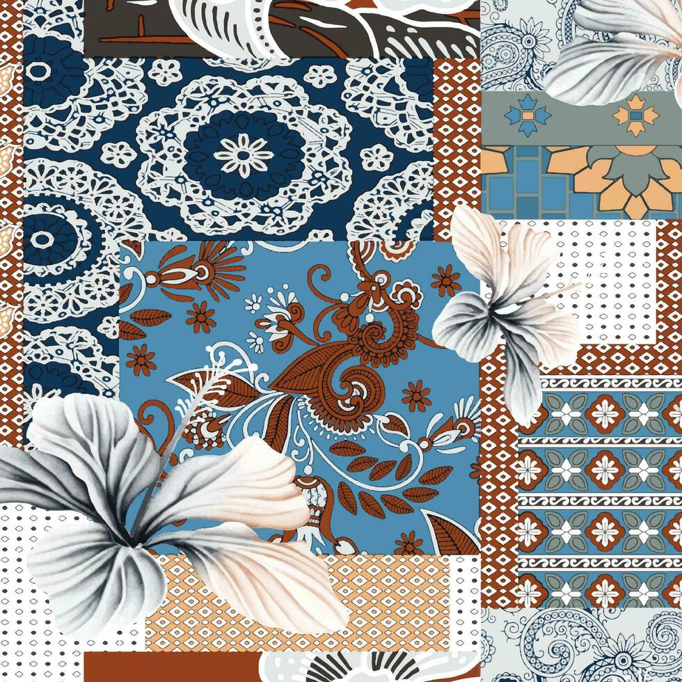 floral,camouglage,ornament,abstract pattern suitable for textile and printing needs vector