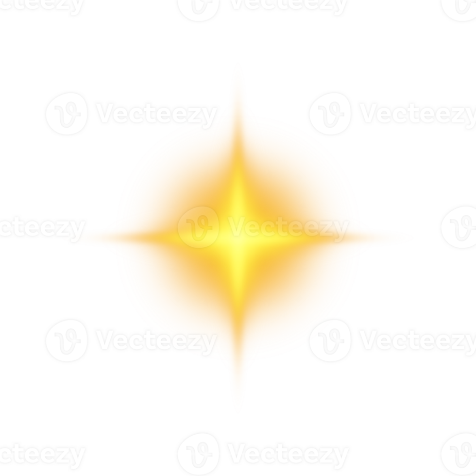 burst ray glowing light star with sparkle png