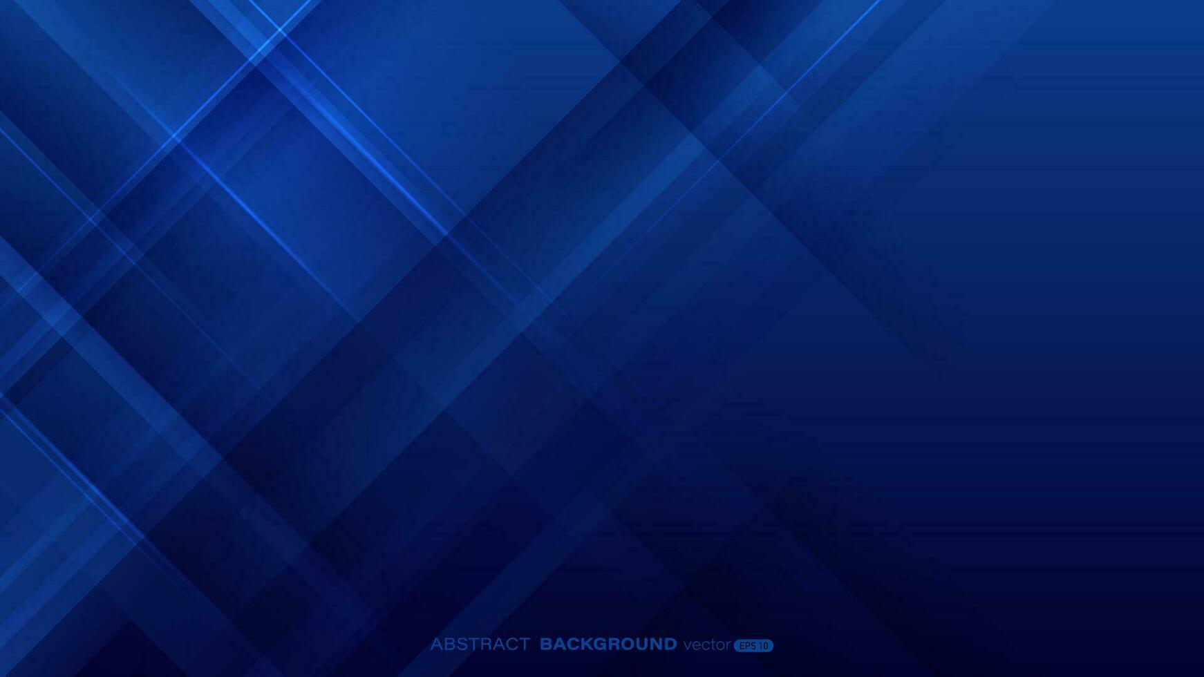 Abstract geometric blue light and line with layer element on dark blue background. Vector design template science, futuristic, technology concept