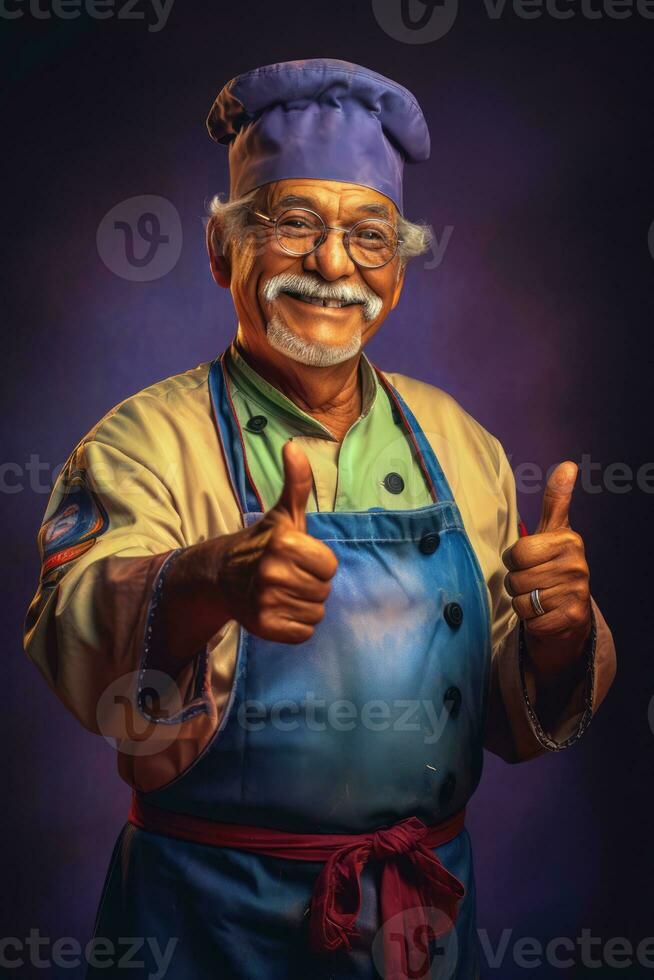 AI generated A Chef Posing for a Photo