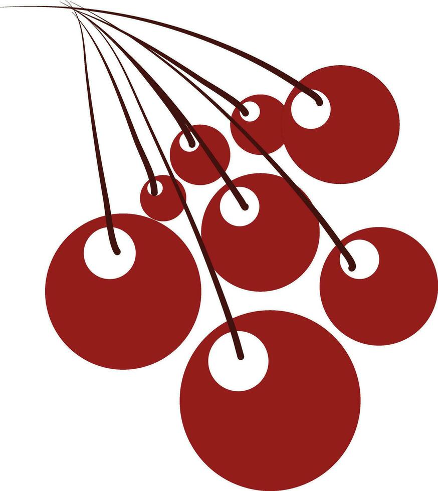berry illustration for designing vector
