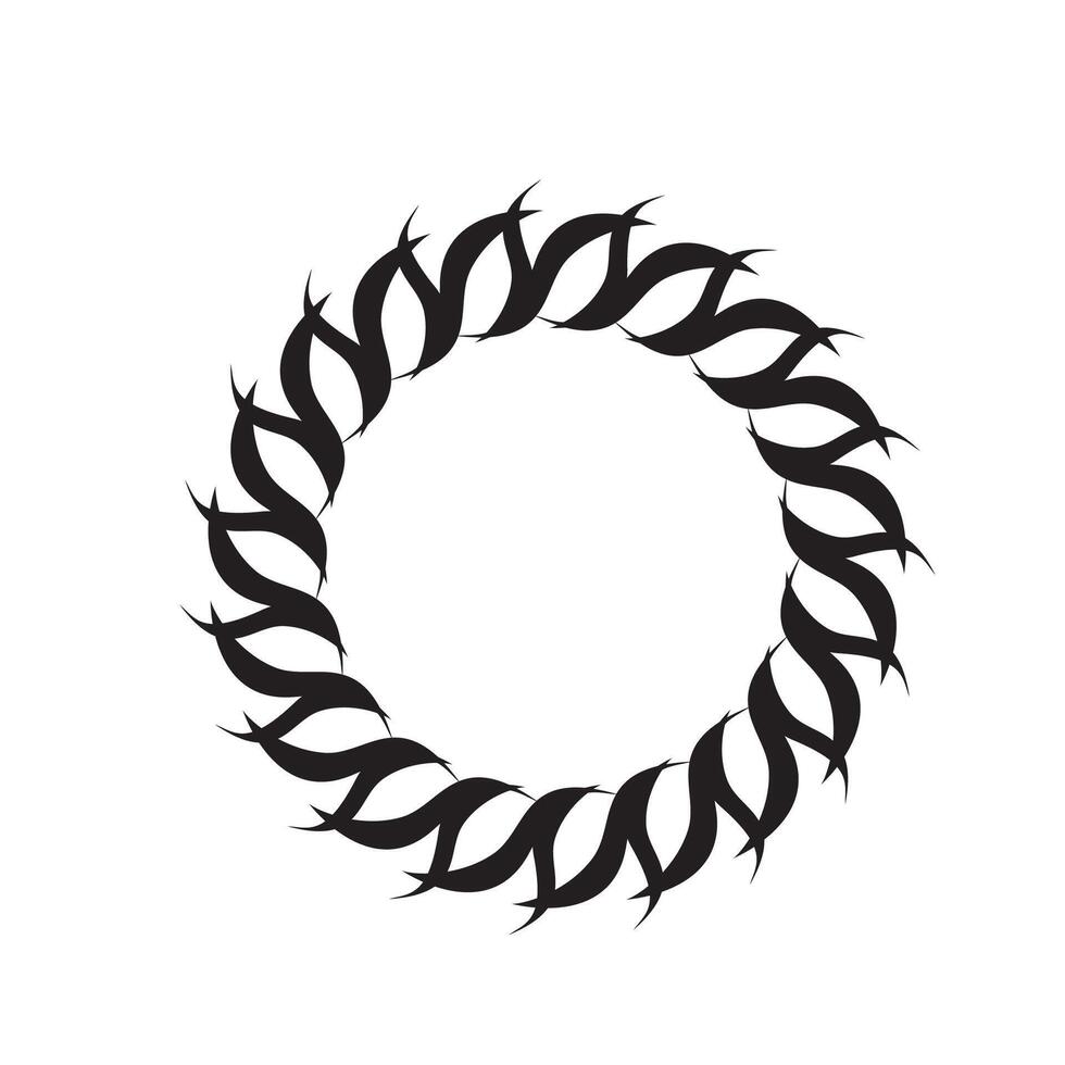 Circular decorative elements for related graphic purpose. Circular frame ornamental graphic elements. vector