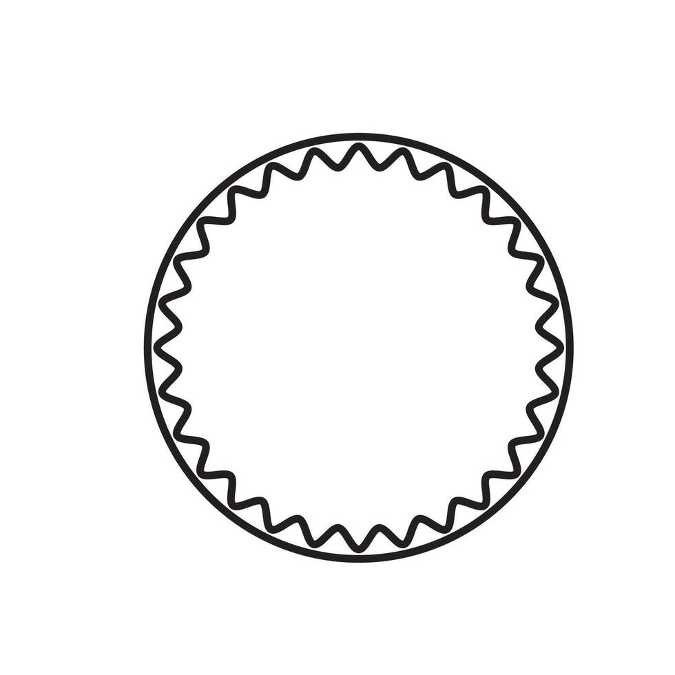 Circular decorative elements for related graphic purpose. Circular frame ornamental graphic elements. vector