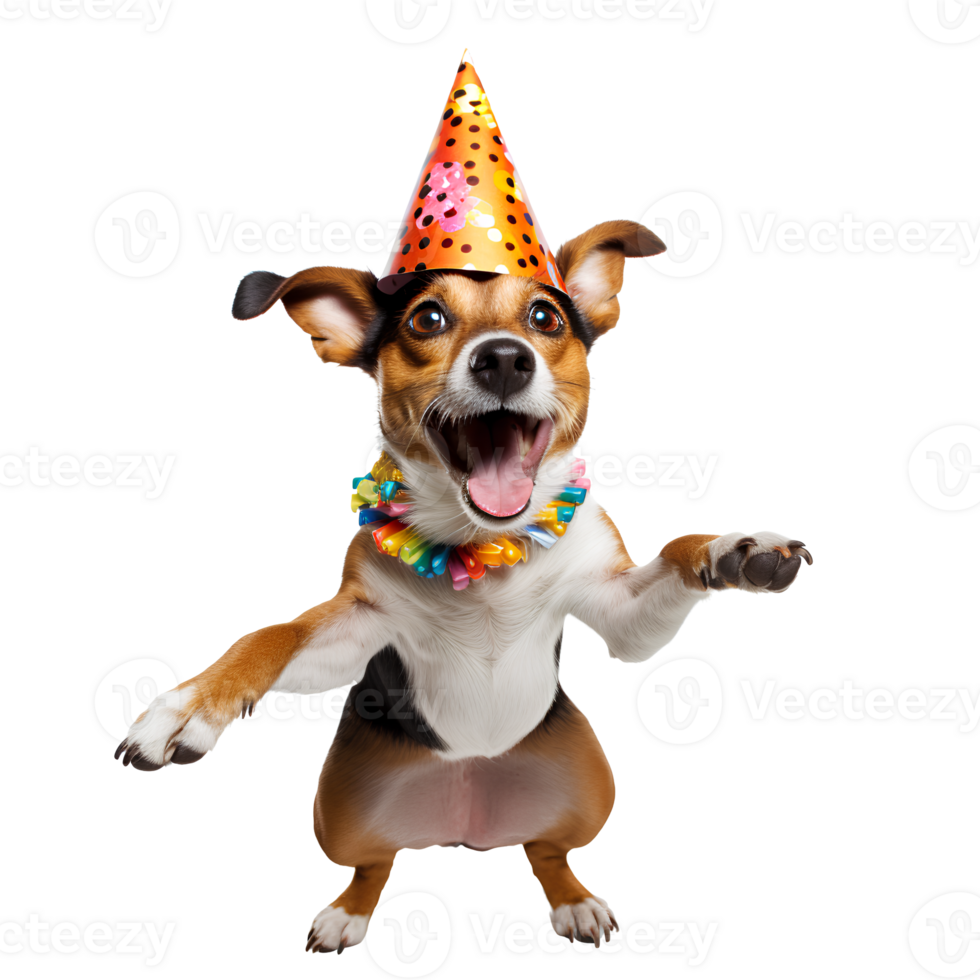 AI generated Cute and happy dog on transparent background PNG, easy to use. png