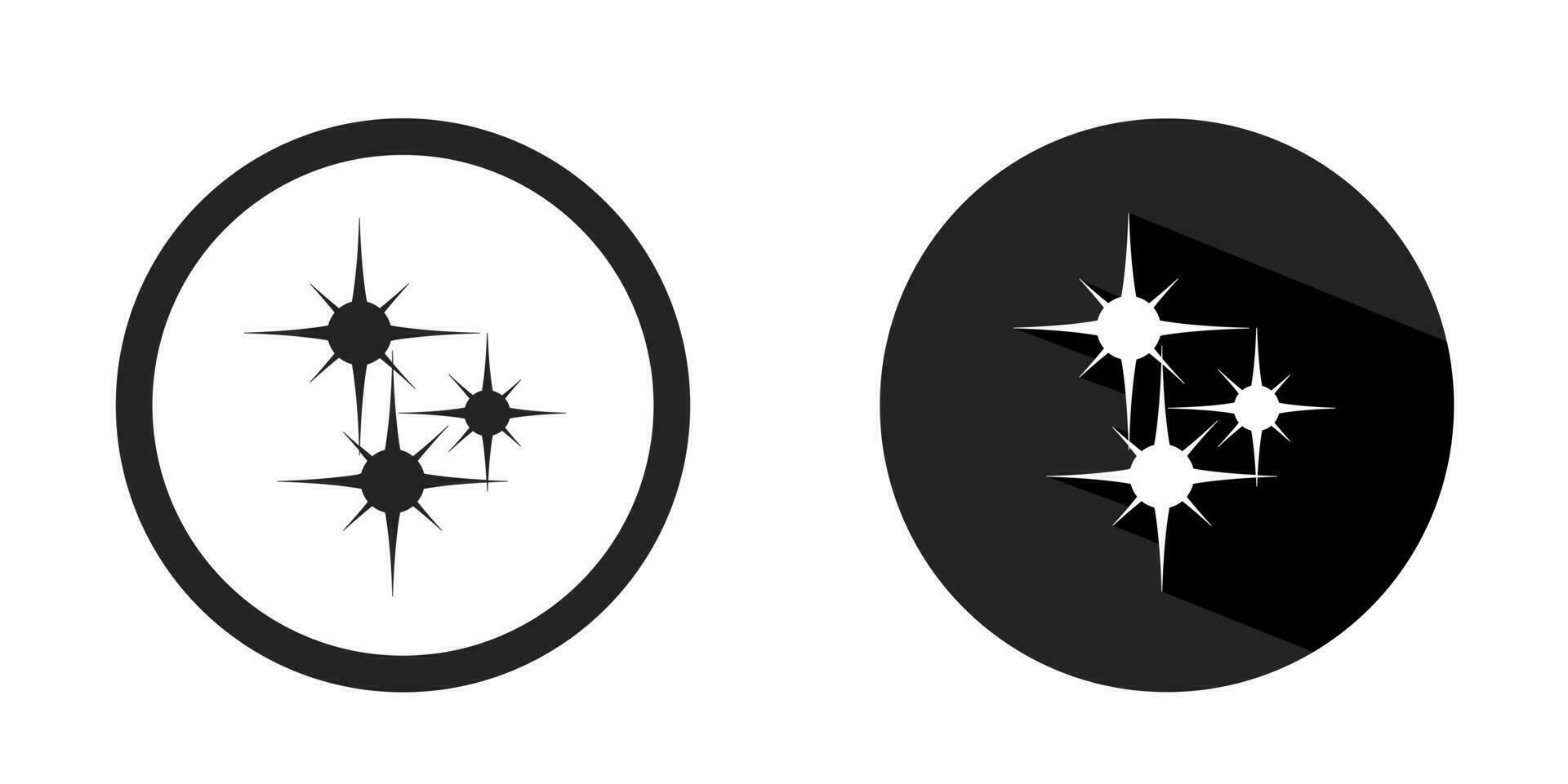 Star logo. Star icon vector design black color. Stock vector.
