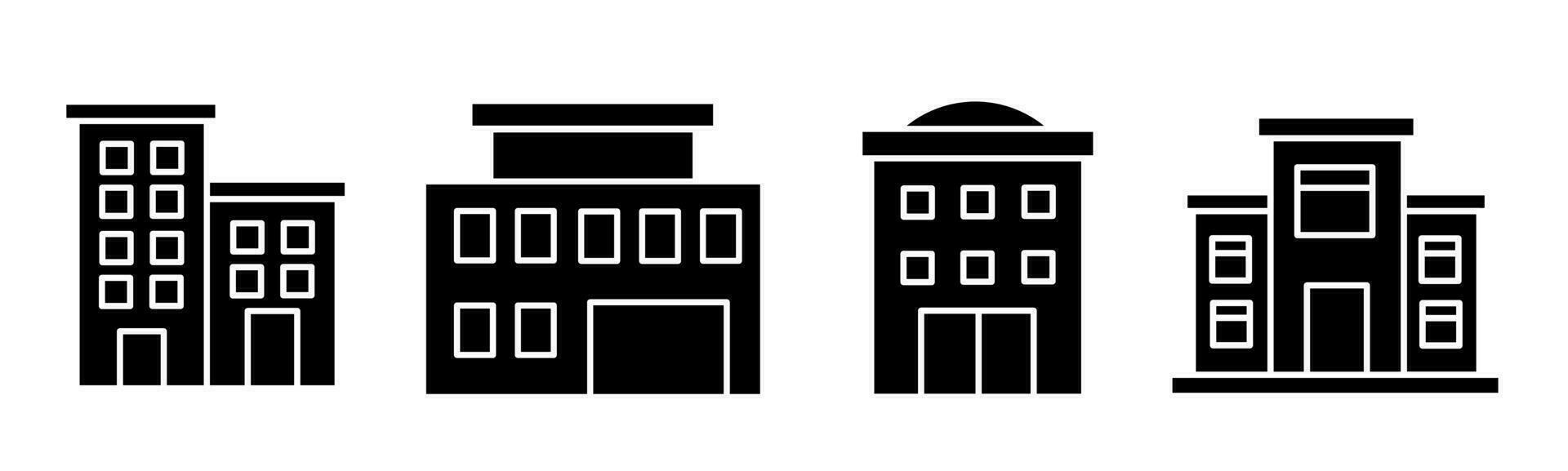 Building icon collection design. Stock vector. vector