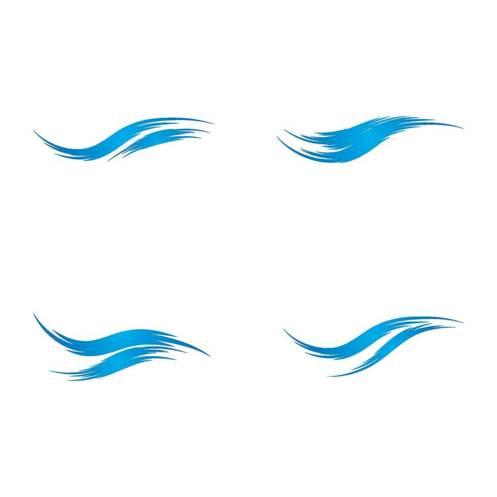 vector de icono de onda de agua