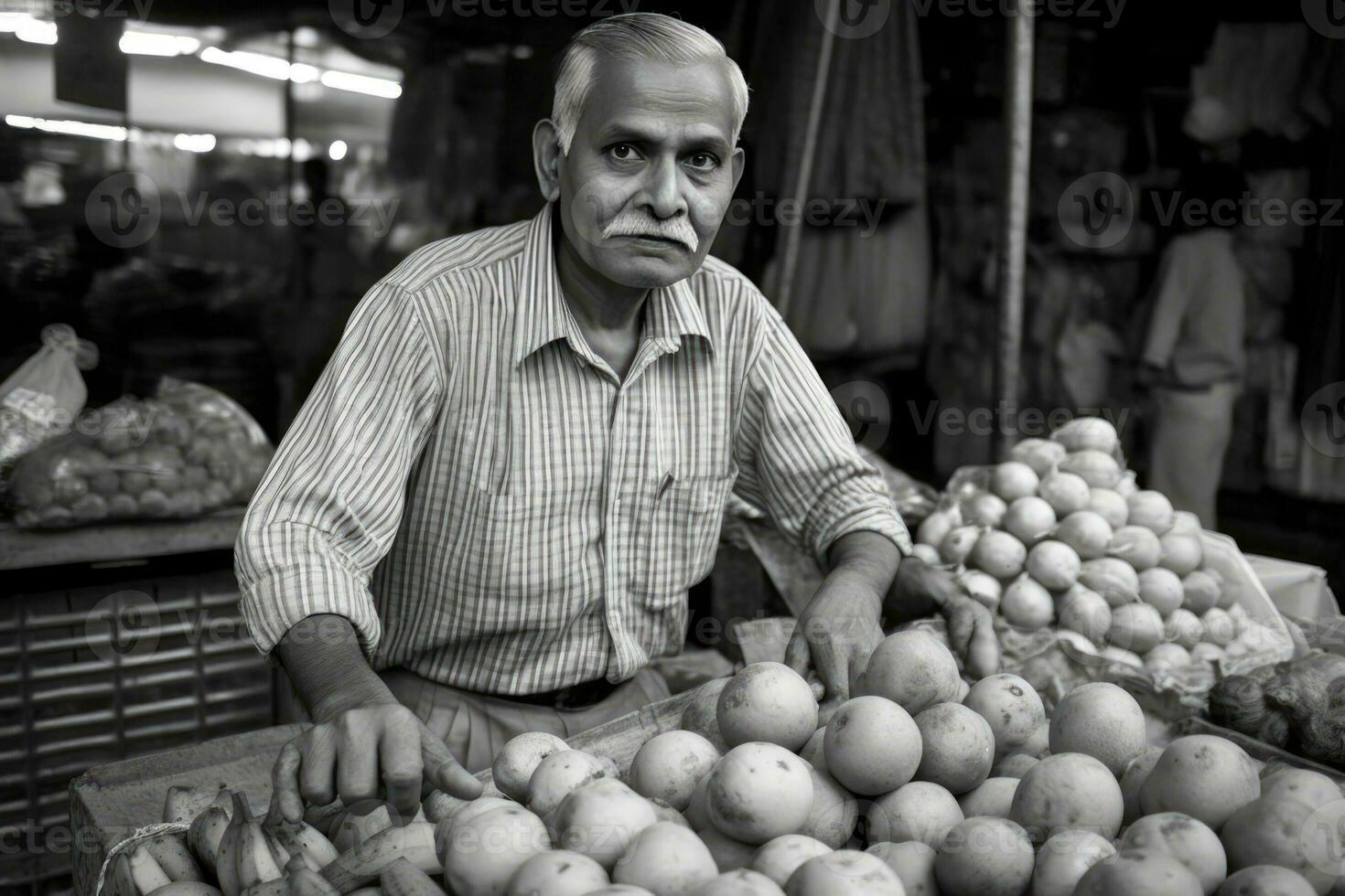 AI generated The Fruit Vendor photo