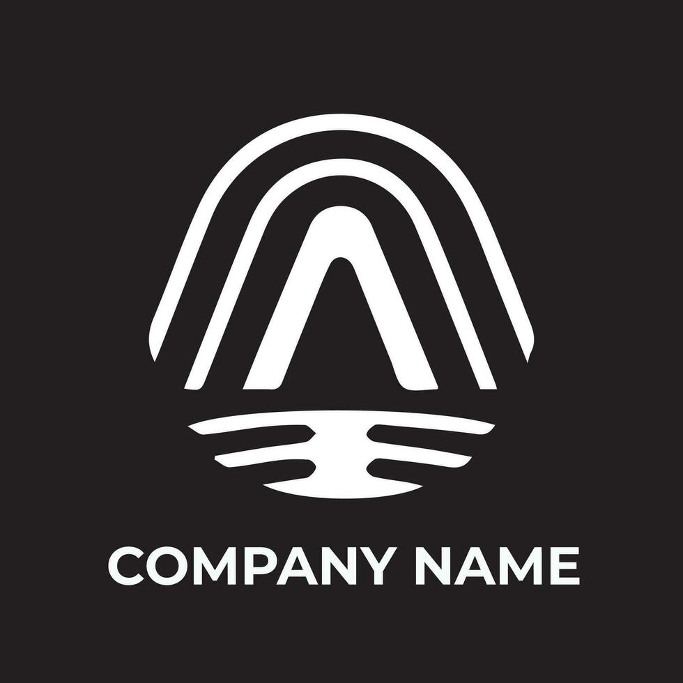 A Letter logo template vector icon design Free Vector