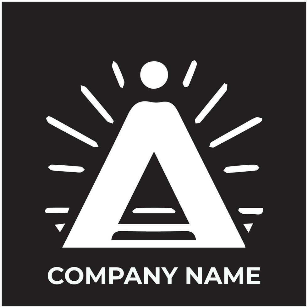 A Letter logo template vector icon design Free Vector