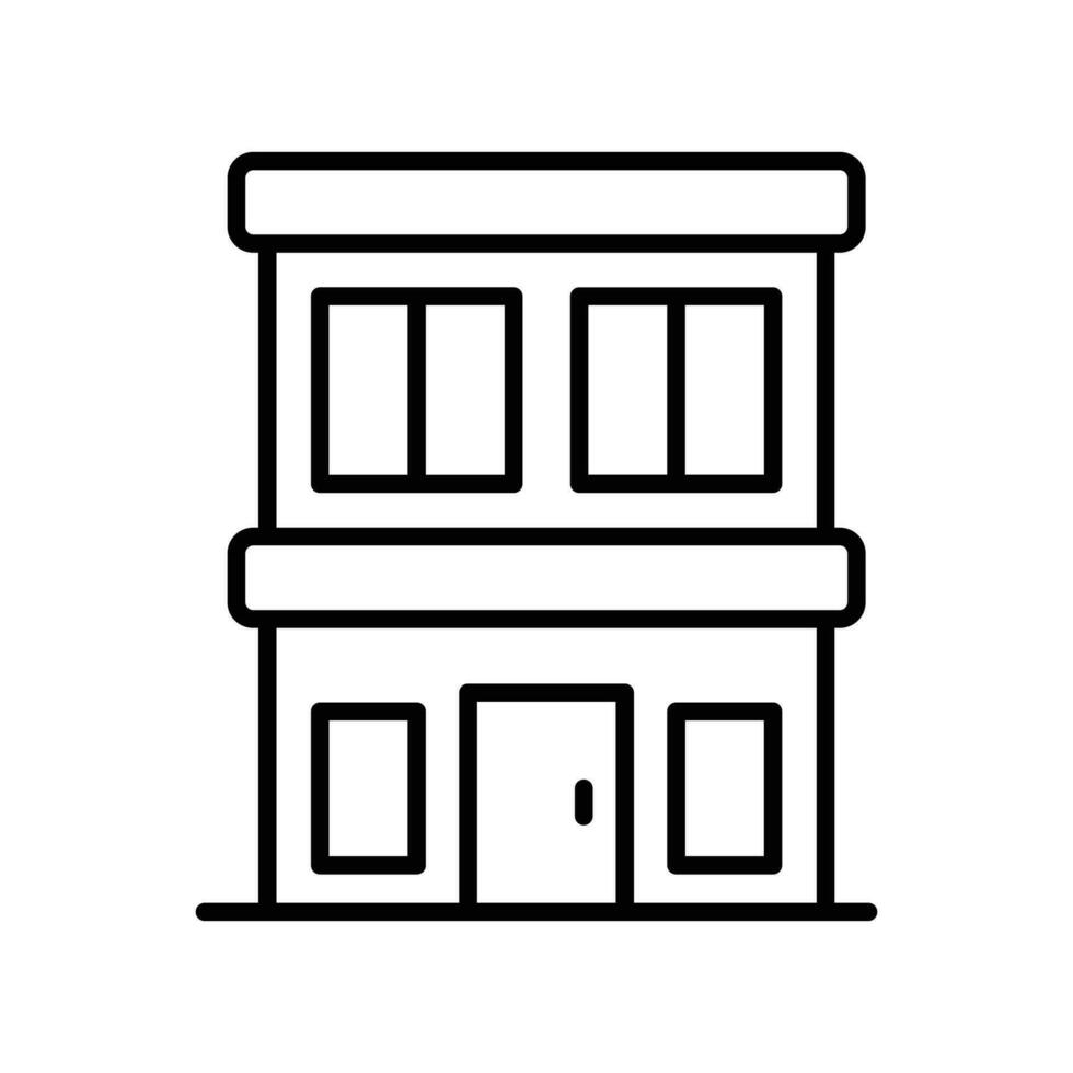 Beautifully designed icon of hotel, modern style vector of hotel building customizable and easy to use