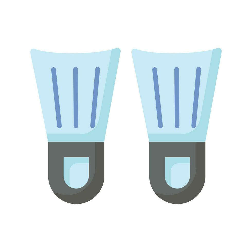 Fins vector design in modern style, swimming equipment icon