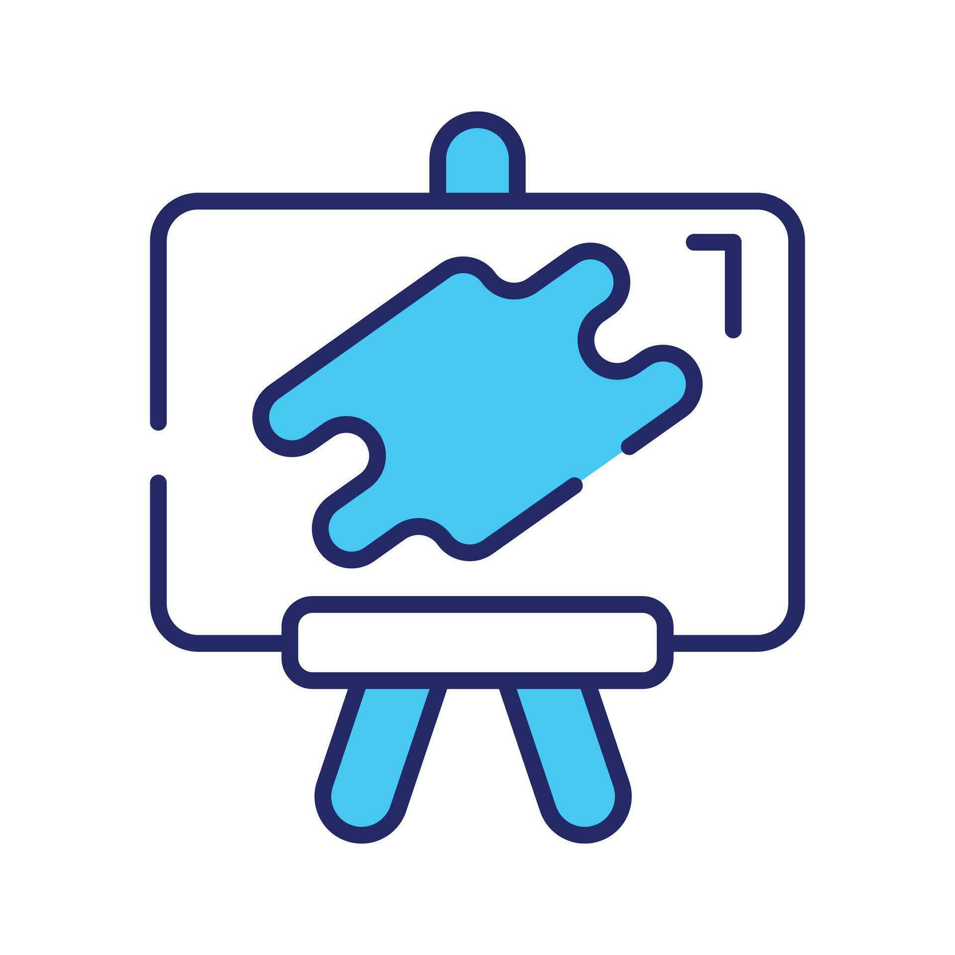 An amazing icon of canvas board, painting board vector design 35625930