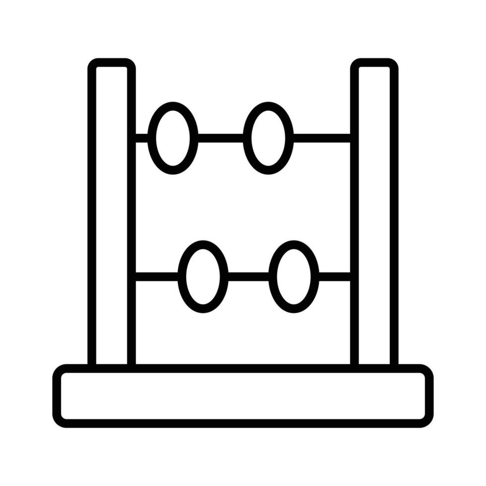 Primary counting education, amazing vector of abacus, mathematical calculating frame