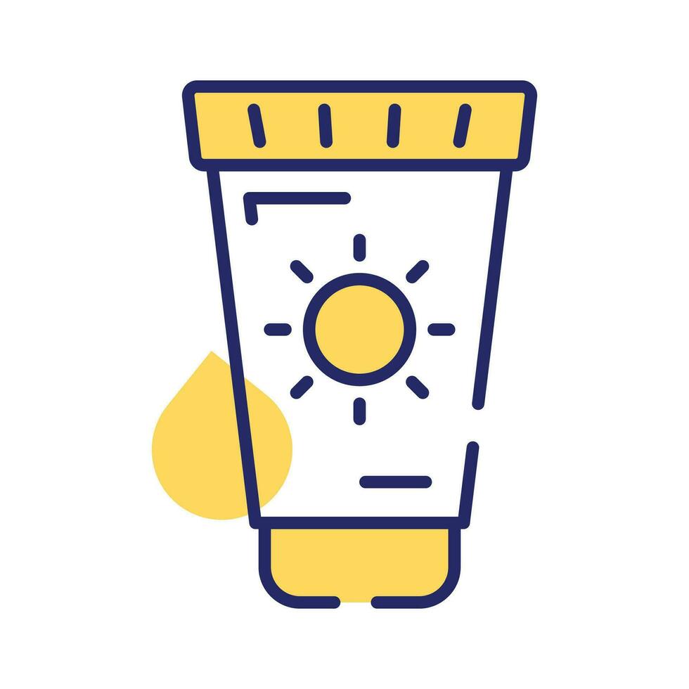 An amazing vector design of sunblock in modern style, premium icon