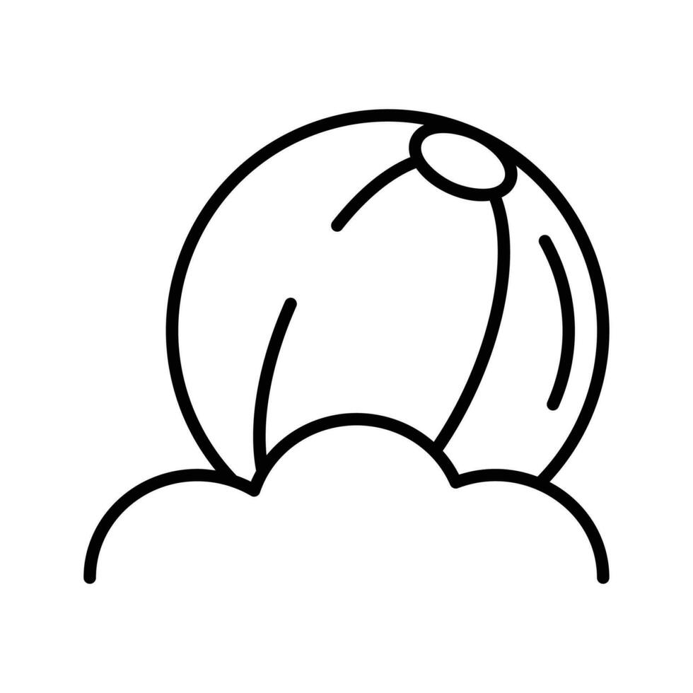 Beach ball vector design, for summer and beach, leisure and fun time
