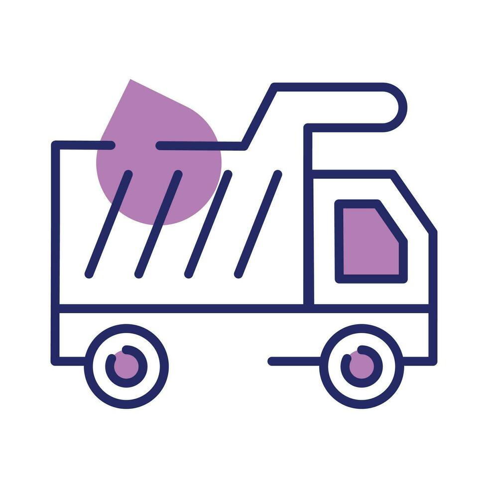 Check this beautifully crafted dump truck vector design, isolated on white background