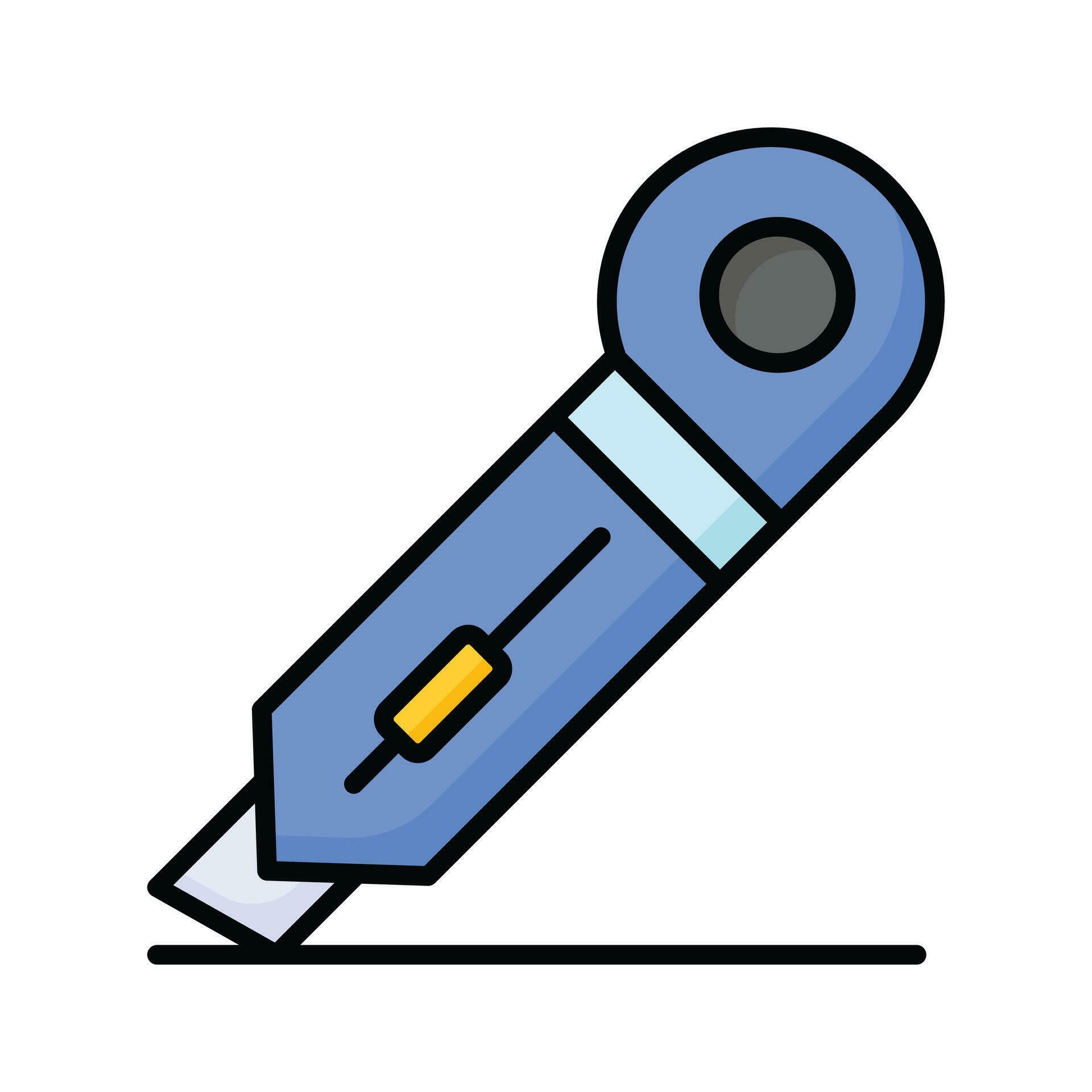 An amazing icon of paper cutter, cutting tool vector in modern design