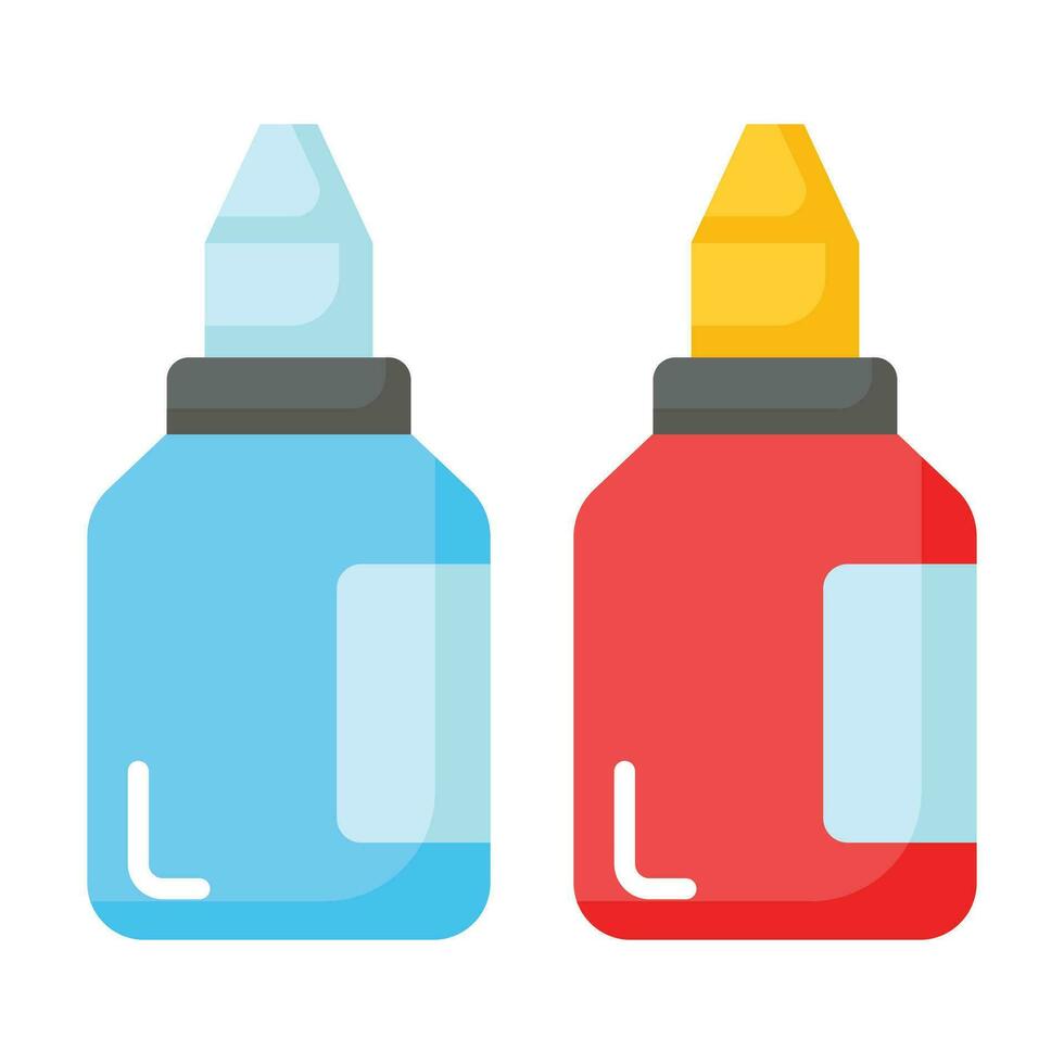 Check this beautiful vector of paint tubes in editable style, ready to use icon