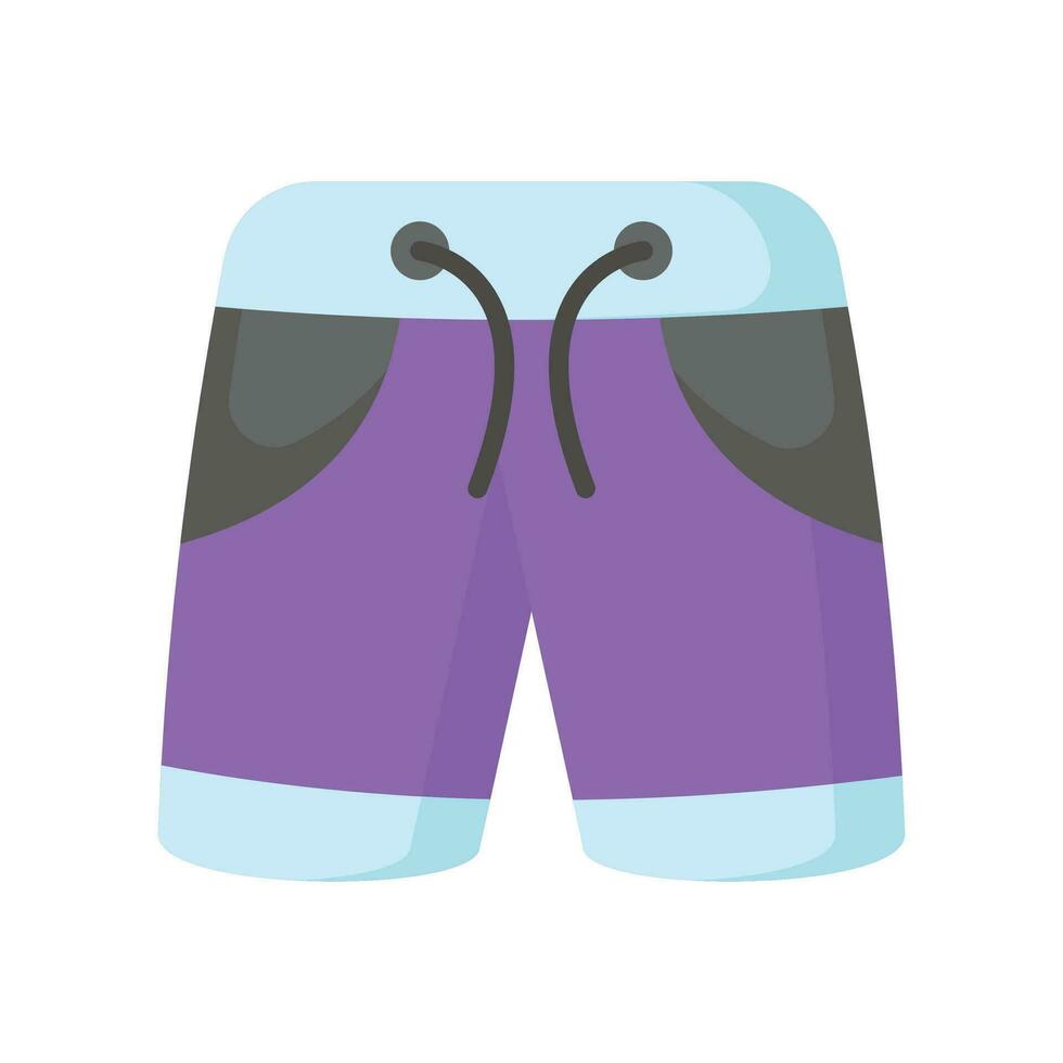 Shorts icon in modern style, beachwear vector