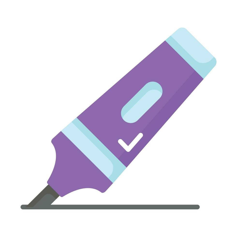Modern and beautiful vector of highlighter, customizable icon of marker