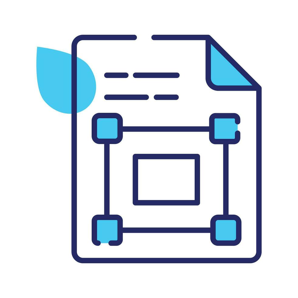 Vector Based graphic design file icon, ready to use