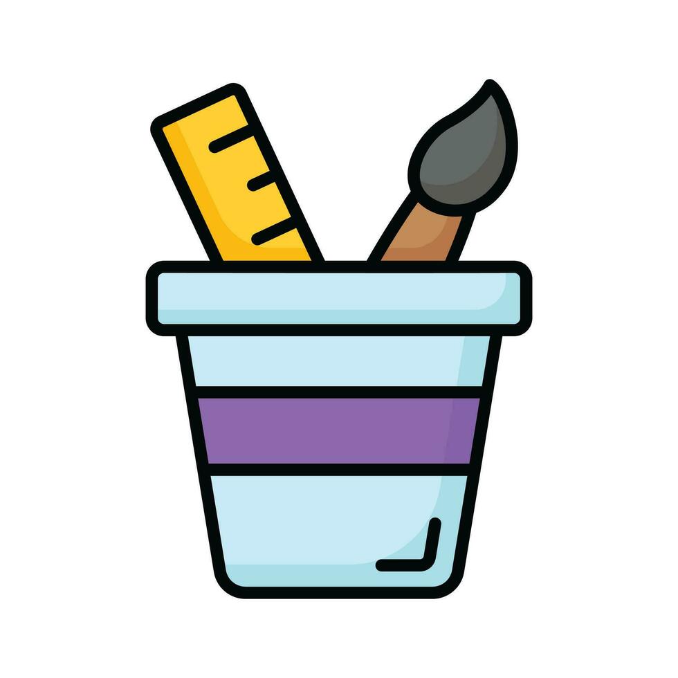 Get hold on this amazing icon of drawing tools in trendy modern style vector